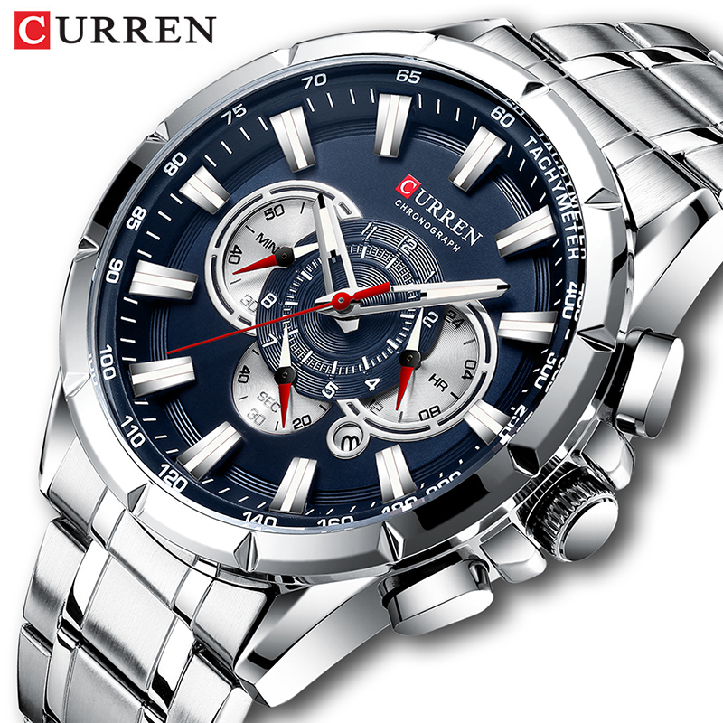 Men Accessories For Wrist - CURREN наручные часы мужские водонепроницаемые Хронограф