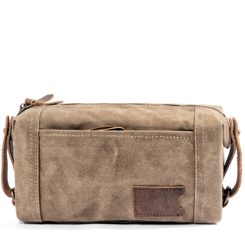 Travel Organizer Men - Вощеный холст, дорожный клатч, кошелек для