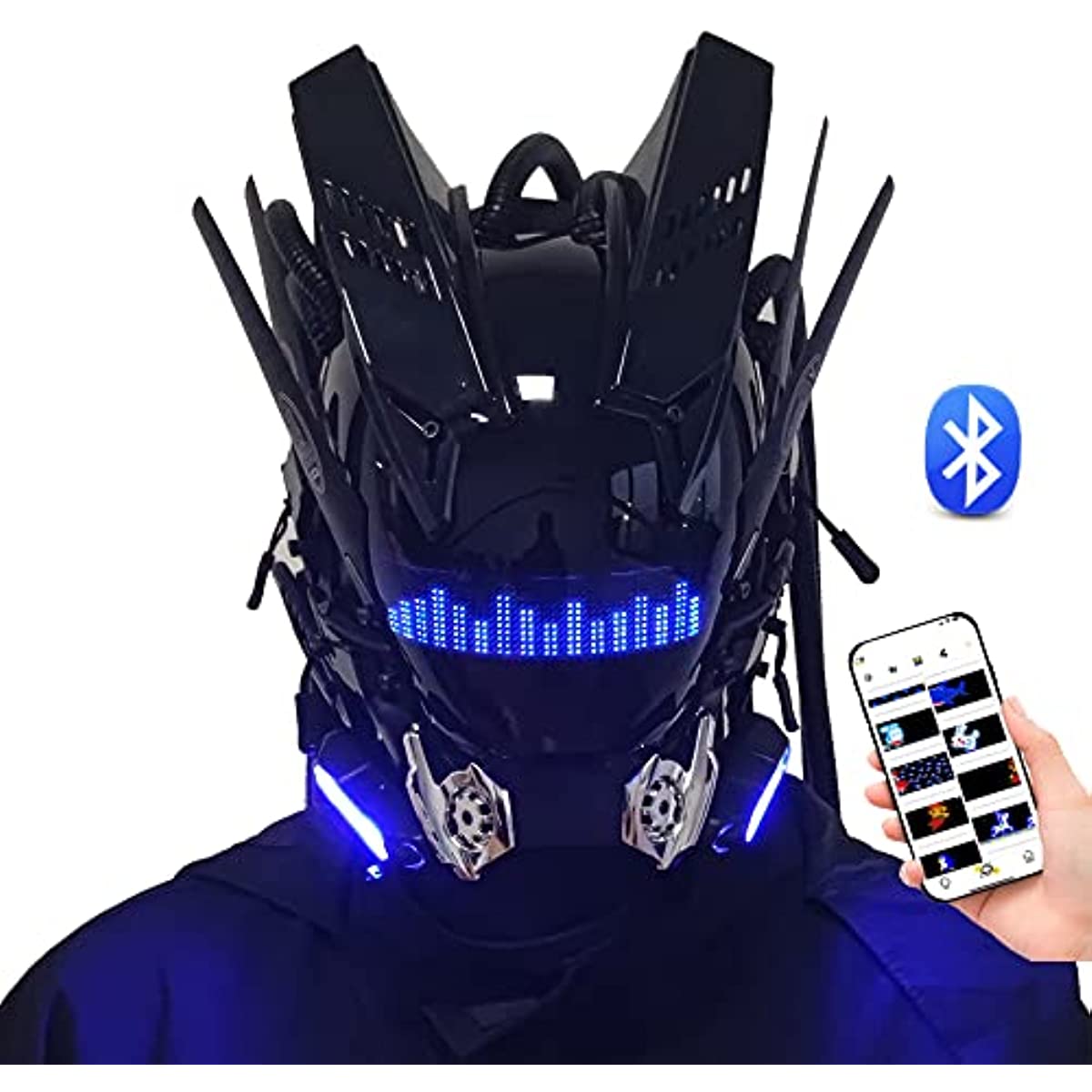 Men Accessories App - Киберпанк маска для косплея для мужчин