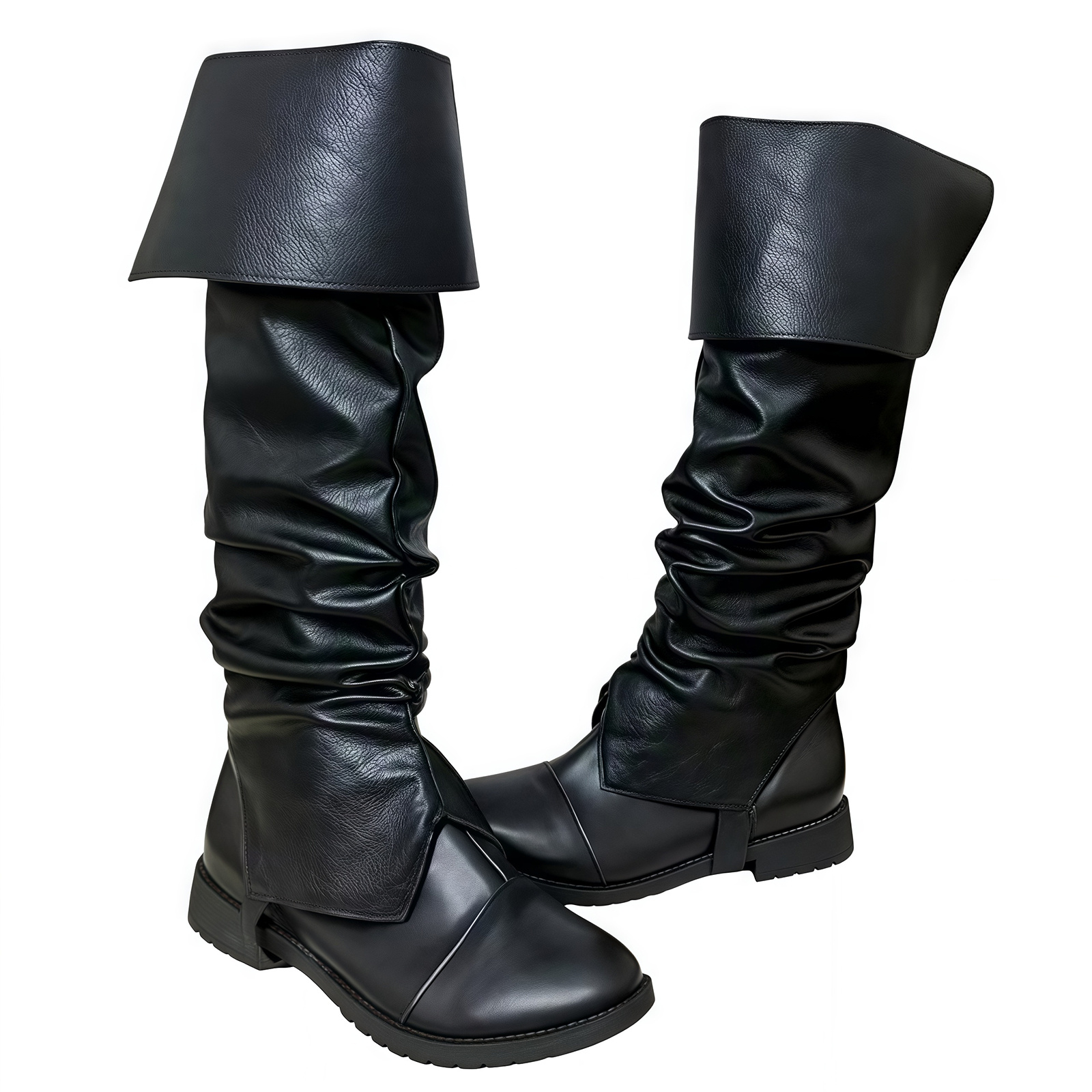 Men'S Viking Accessories - Средневековые пиратские бахилы для взрослых, мужские