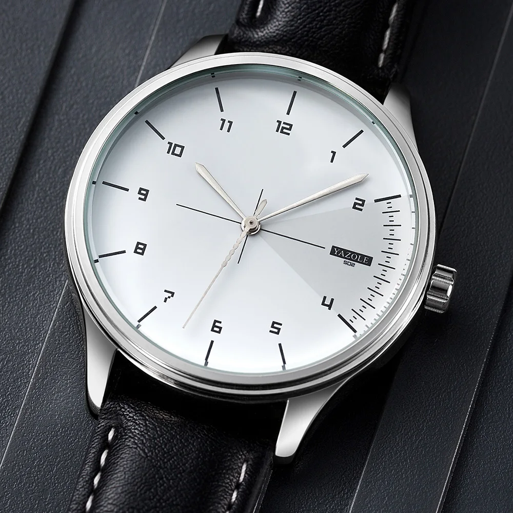 Men Accessories For Wrist - Топовый бренд YAZOLE: кварцевые часы для