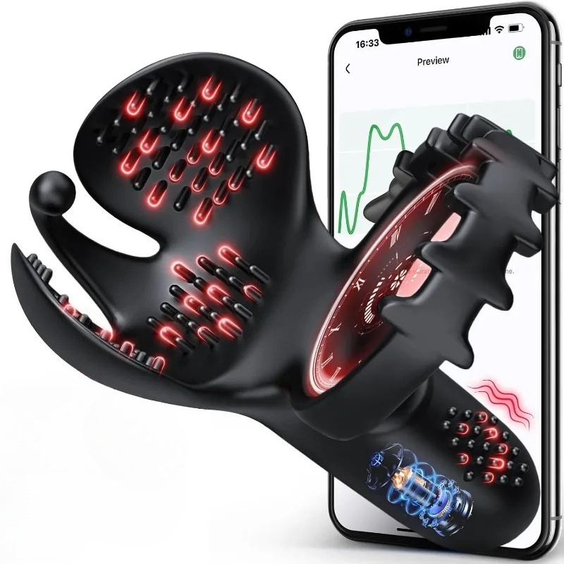Men Accessories App - APP Control Мужское кольцо для пениса