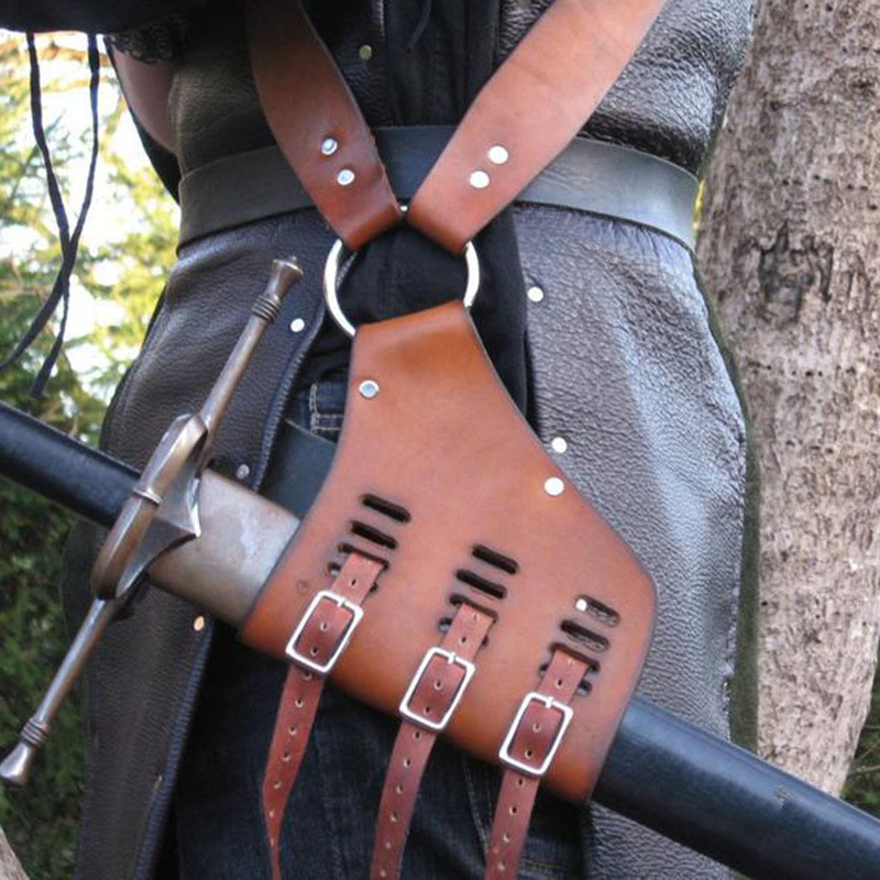 Men'S Viking Accessories - Средневековый плечевой ремень, держатель для меча,