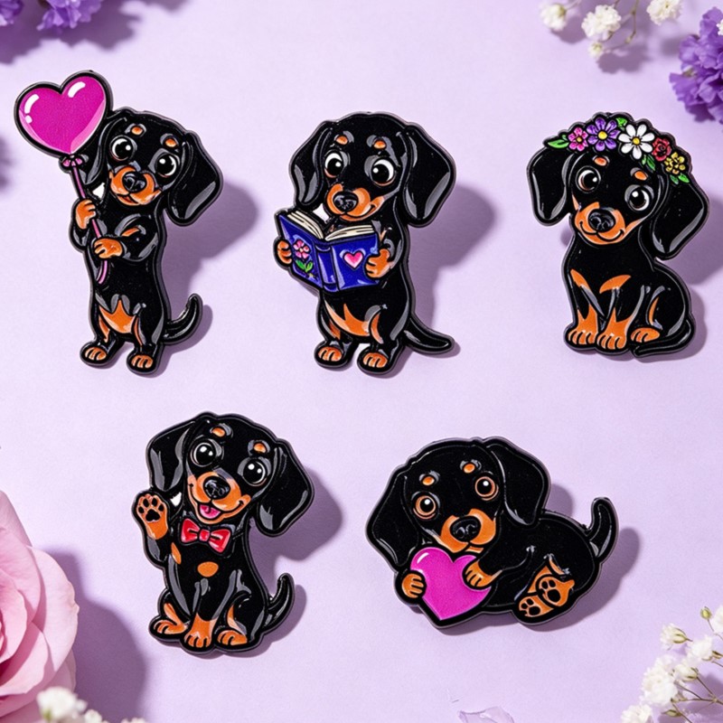 Набор из 5 эмалевых значков с  – обзор и цена Lapel Pin Enamel
