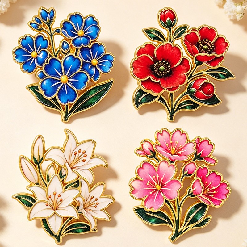 Милая винтажная цветная эмалев – обзор и цена Lapel Pin Enamel