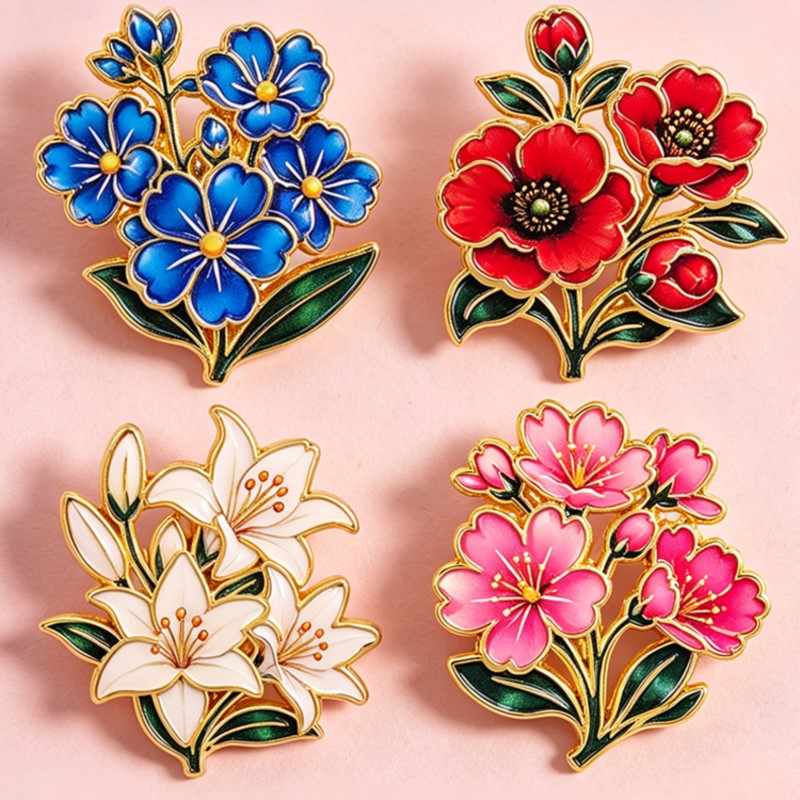 Милая винтажная цветная эмалев – обзор и цена Lapel Pin Enamel