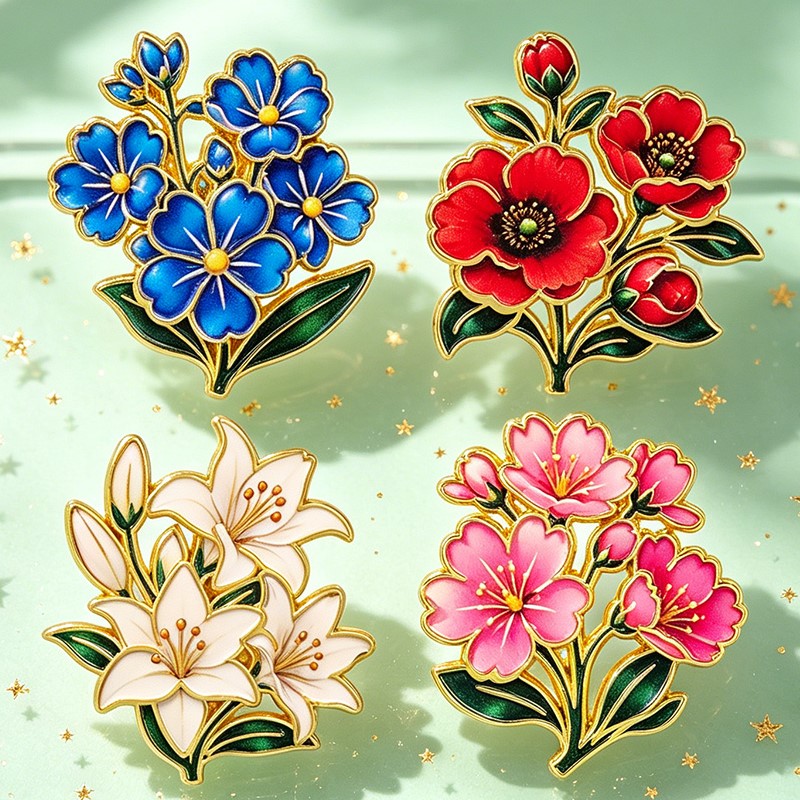 Милая винтажная цветная эмалев – обзор и цена Lapel Pin Enamel